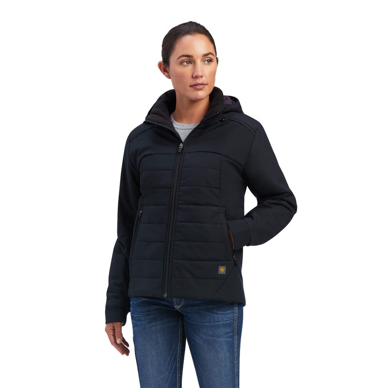 Chaqueta Ariat Rebar Valkyrie Stretch Canvas Insulated Negras Mujer - Chile 610-FYVSJL